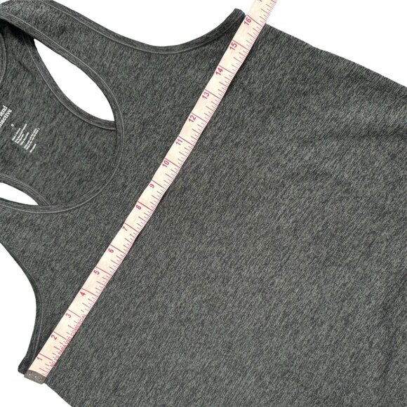 Girlfriend Collective Racerback Tank Top Charcoal Gray Size Small sporty new - Picture 6 of 7